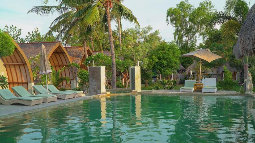 Puri Air Beach Resort & Spa Gili Air Exterior foto